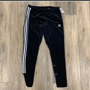 Adidas Velour pants size Large